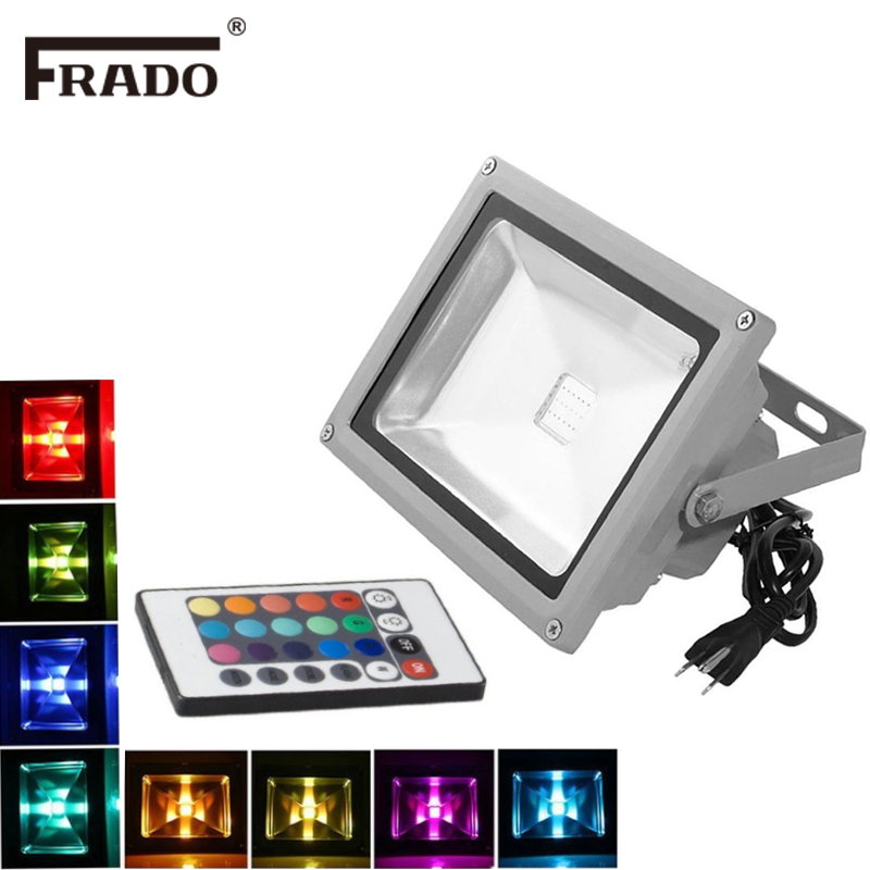 Outdoor Lighting Uk - RGB LED フラッドライト 10W LED 屋外スポットライト