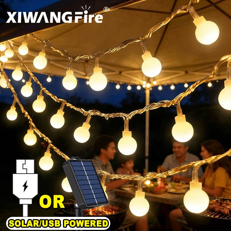 3-10M ソーラー/USB/バッテリー式ストリングライト、 - Outdoor Lighting Waterproof のレビューと価格