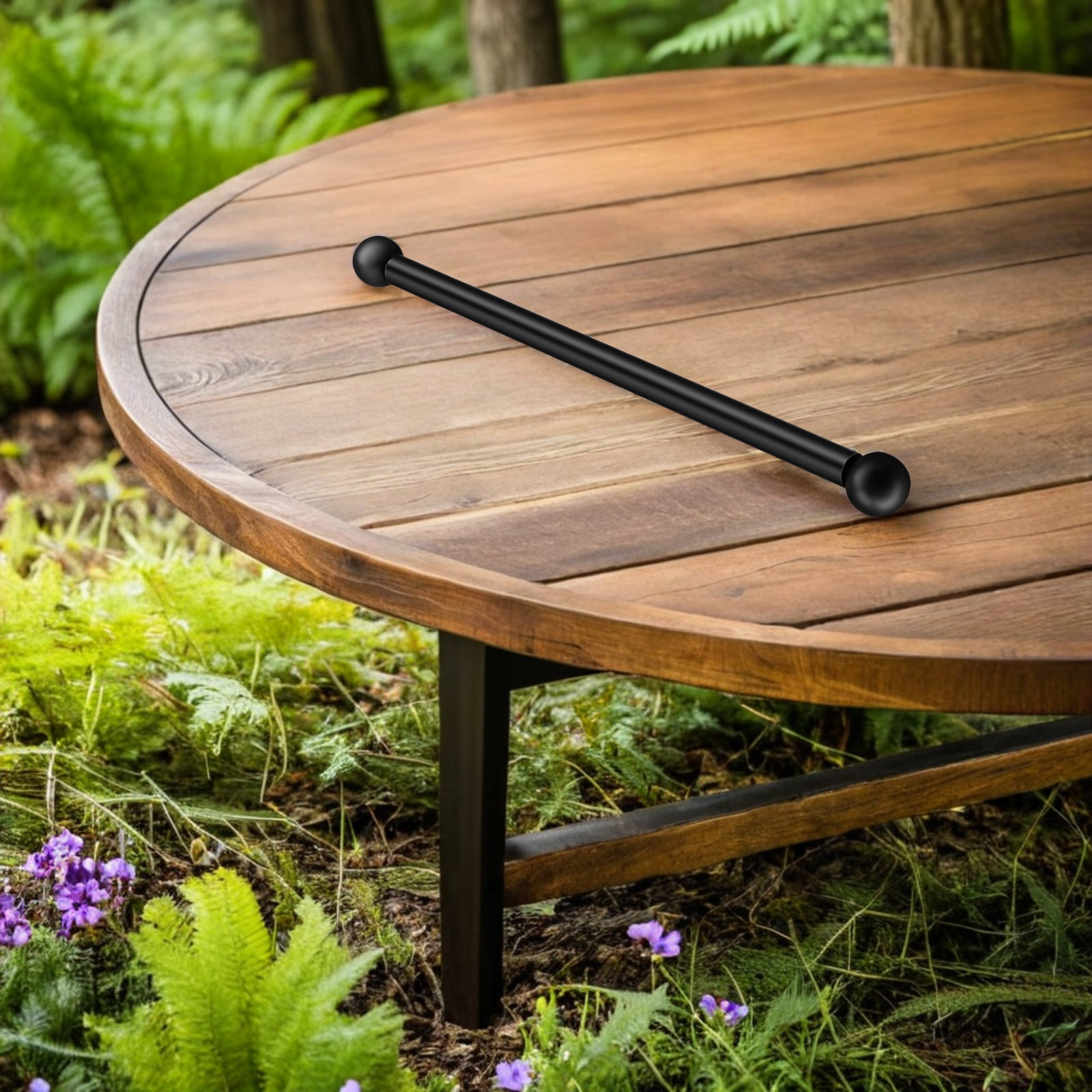 屋外用ランプポスト用クロスアーム2個。黒色の金属製で、頑丈な - Outdoor Lighting Black のレビューと価格