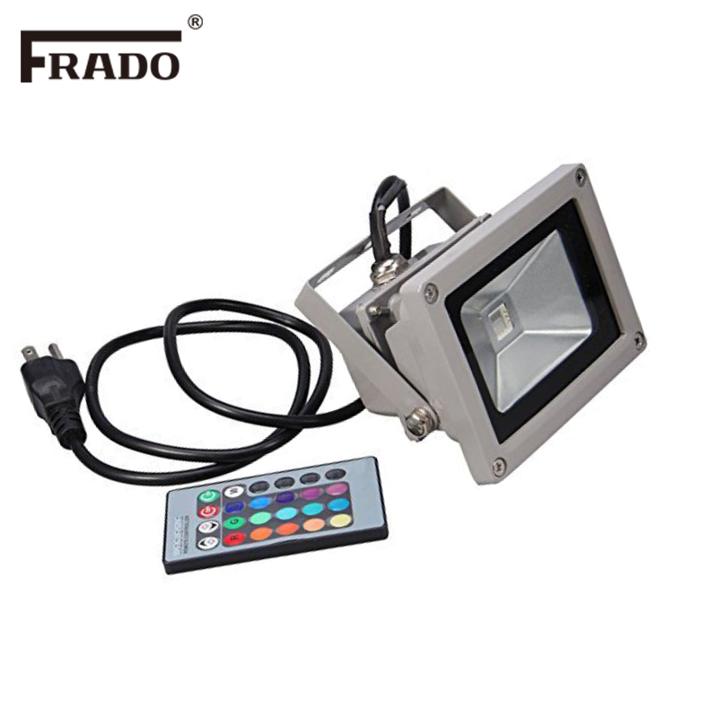 RGB LED フラッドライト 10W LED 屋外スポット - Outdoor Lighting Uk のレビューと価格