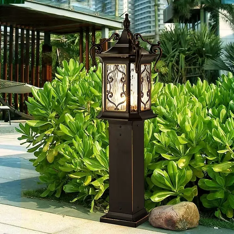 欧州スタイルIP65防水アルミ製LED芝生ライト、屋外コミュ - Outdoor Lighting And Landscape のレビューと価格