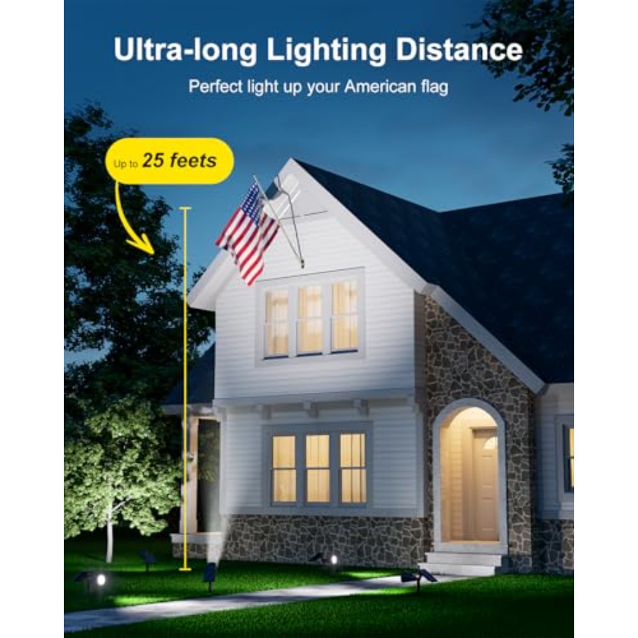 ソーラースポットライト 屋外防水ライト 木、彫像、花、植木鉢 - Outdoor Lighting Waterproof のレビューと価格