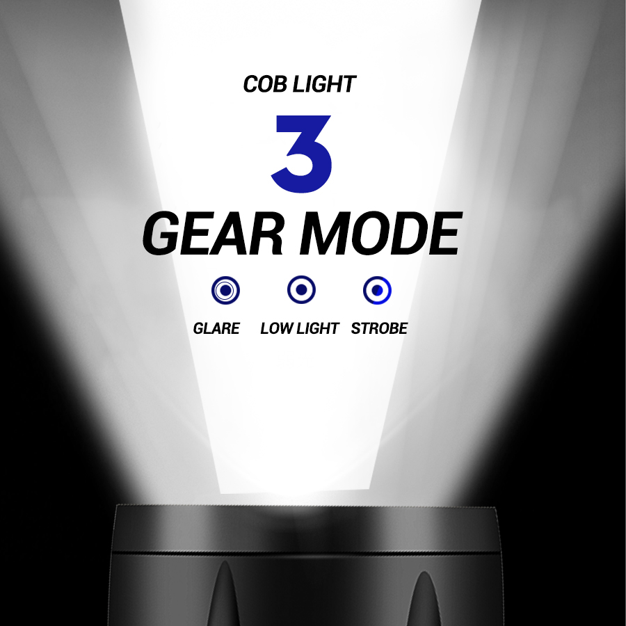 ミニ LED 懐中電灯 COB 投光器ポータブル作業トーチ  - Outdoor Lighting Black のレビューと価格
