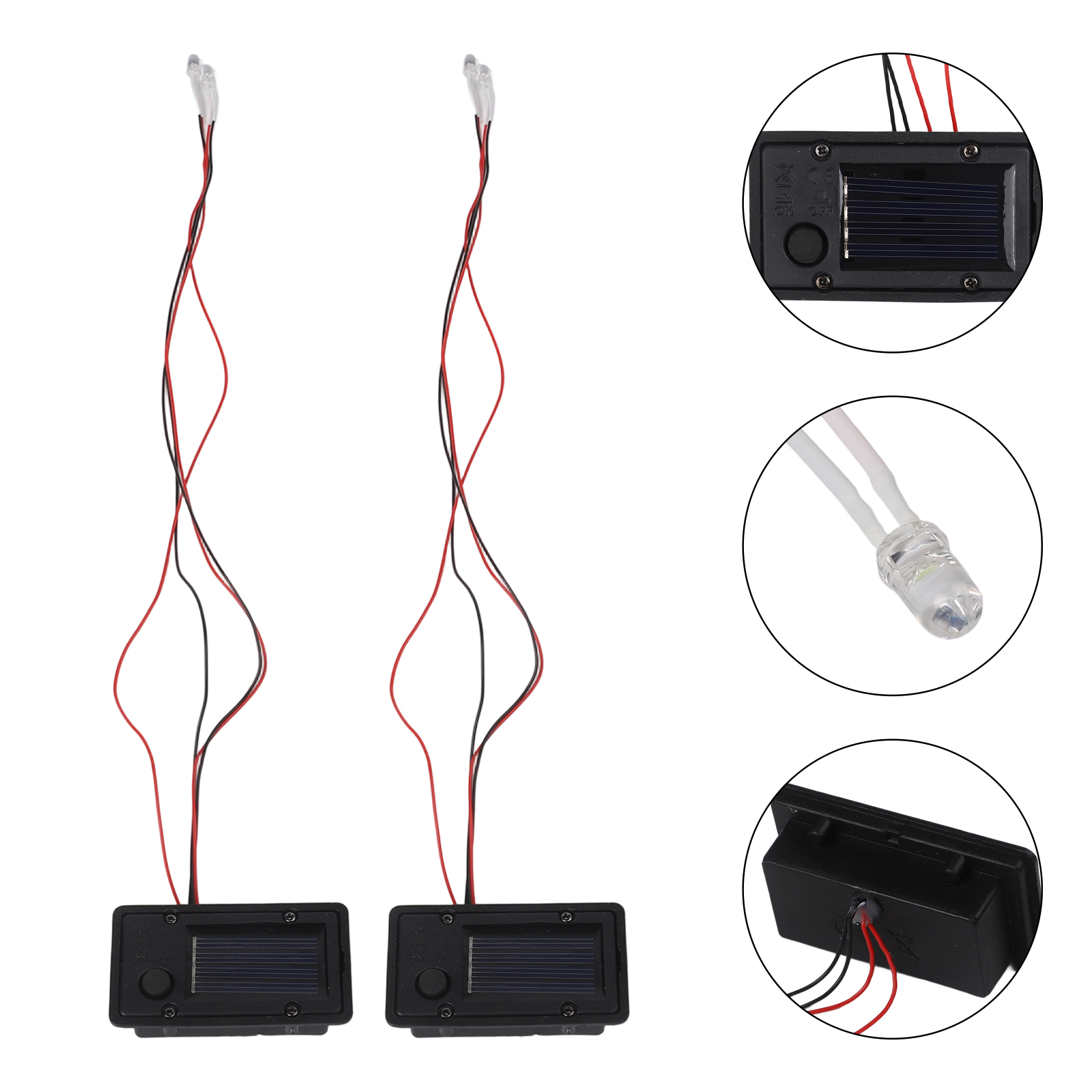 2個入りソーラーライトボックス交換用トップ、LED電球付き、 - Outdoor Lighting Pathway のレビューと価格