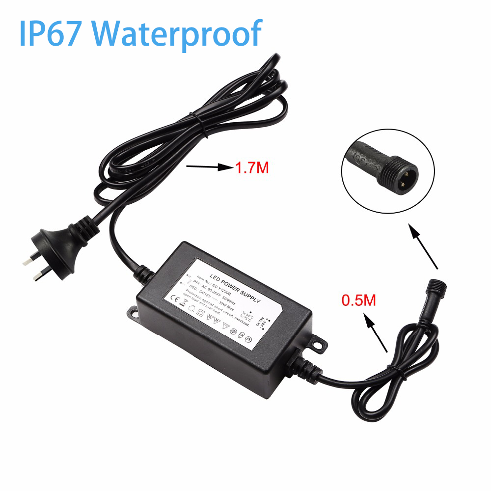 IP67 防水 12 ボルト 30W 電源 LED ドライバ - Outdoor Lighting Uk のレビューと価格