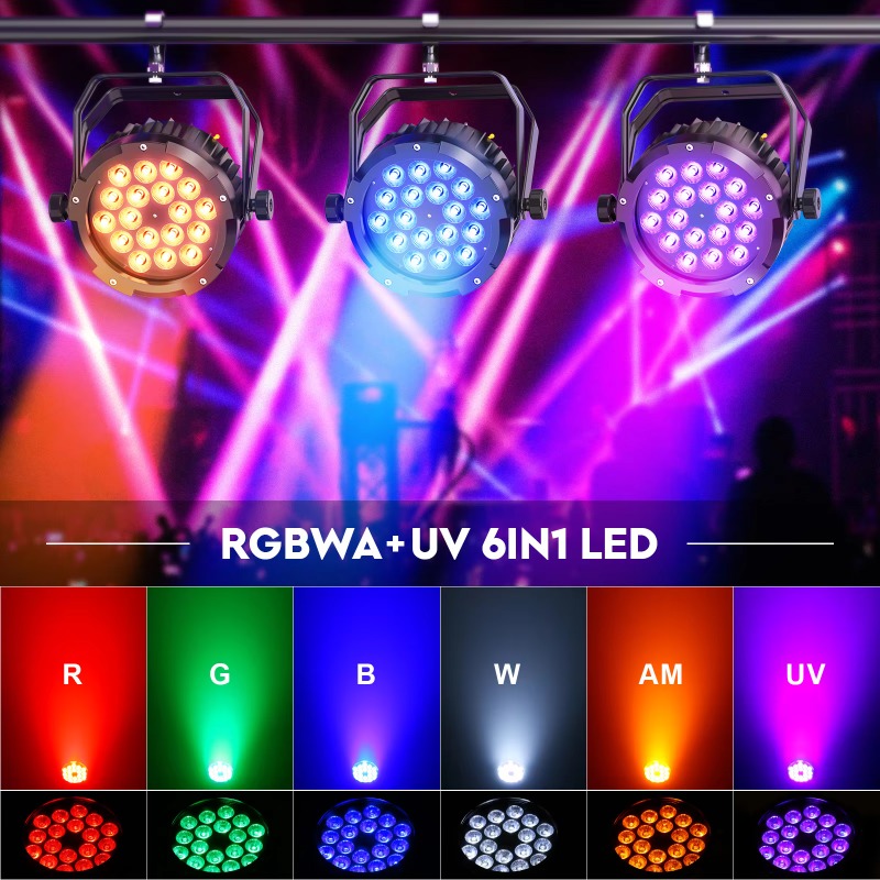 4個セット 18x10W IP65防水 パーライト RGBW - Outdoor Lighting Waterproof のレビューと価格