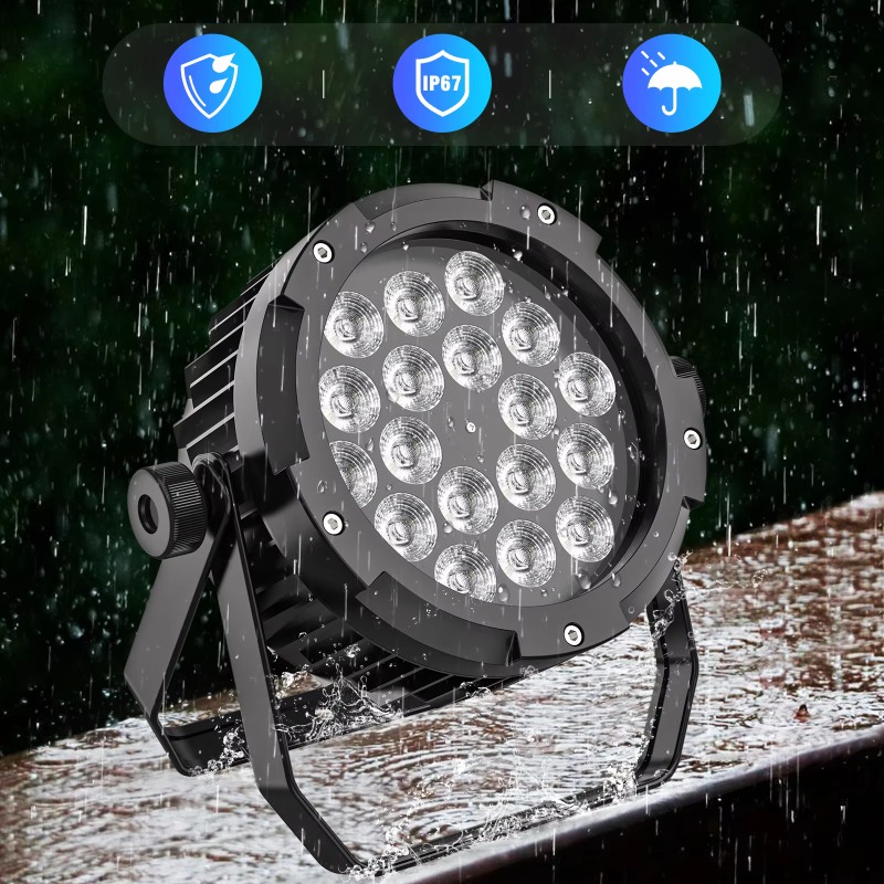 4個セット 18x10W IP65防水 パーライト RGBW - Outdoor Lighting Waterproof のレビューと価格