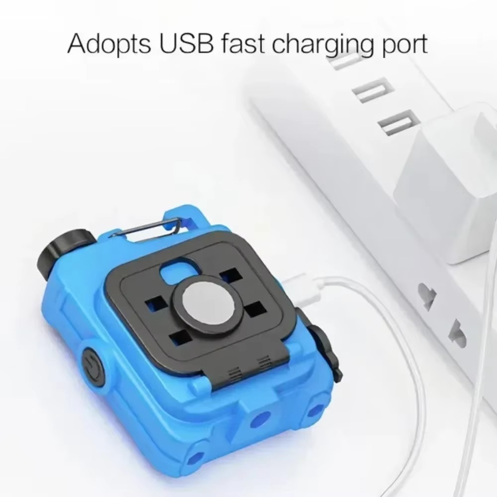 超高輝度ミニキーチェーンLED懐中電灯。充電式で、コンパクト - Outdoor Lighting Black のレビューと価格