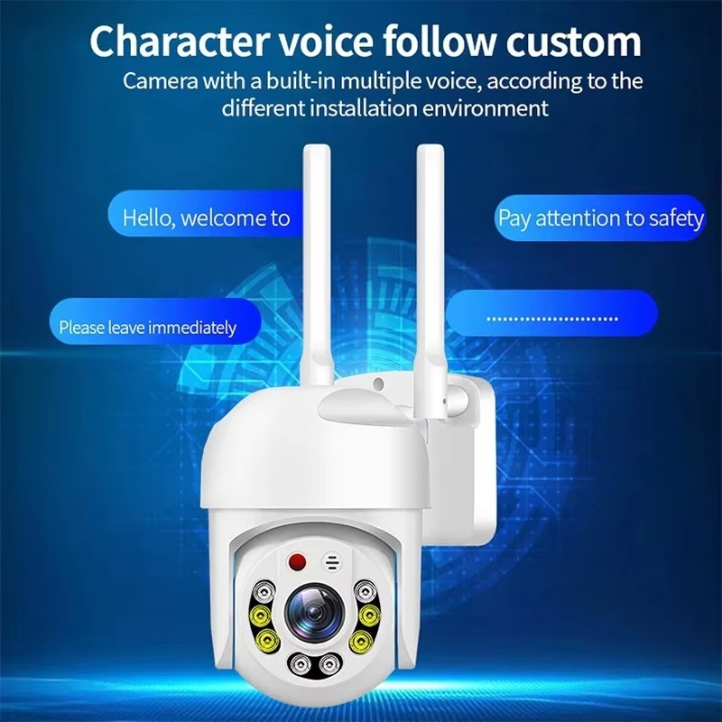 屋外用HD WiFiカメラ360 °   回転式人間追跡機能 - Outdoor Lighting Track のレビューと価格