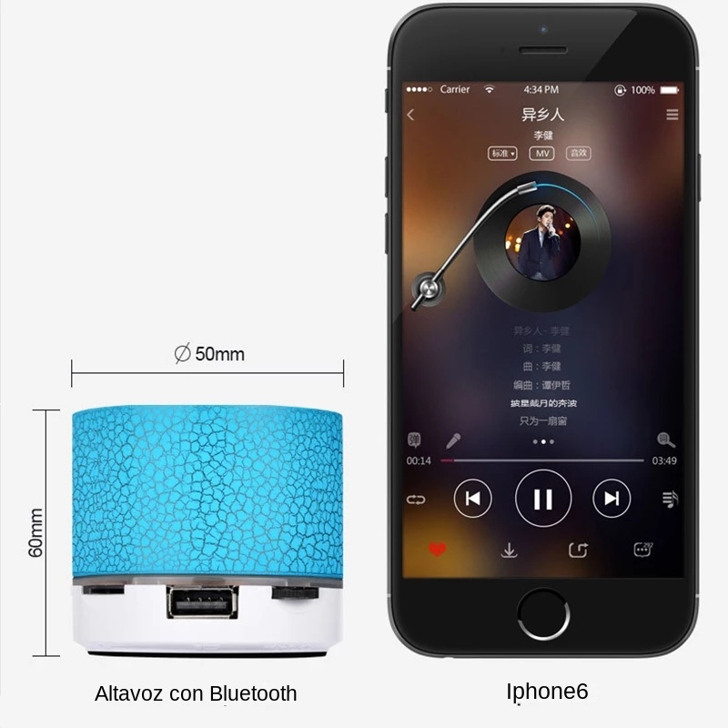 ワイヤレスBluetoothスピーカー、LEDライト搭載、超 - Outdoor Lighting Wireless のレビューと価格